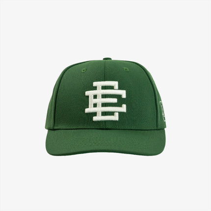 Eric Emanuel EE '91' 3D Embroidered Basic Snapback Hat Green / White - SOLE SERIOUSS (2)