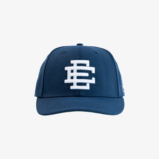 Eric Emanuel EE '91' 3D Embroidered Basic Snapback Hat Navy Blue / White - SOLE SERIOUSS (2)