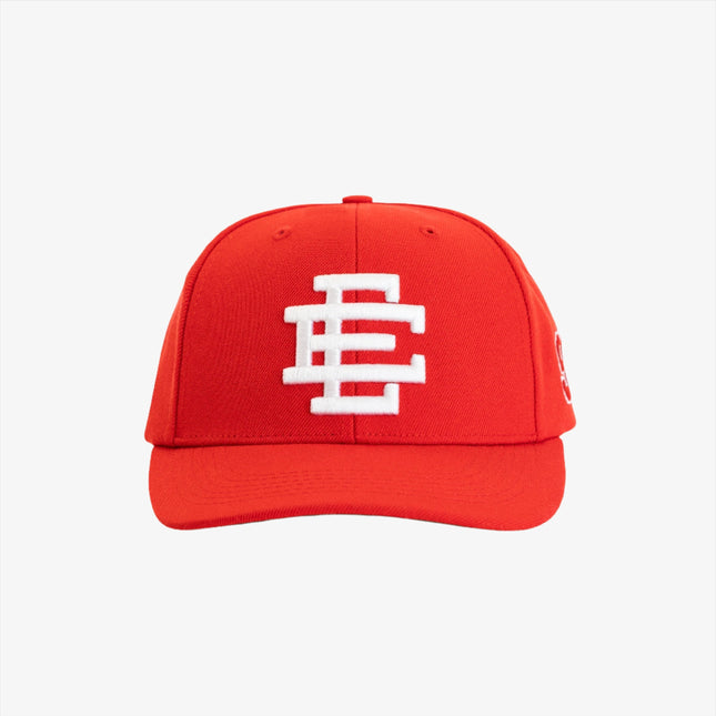 Eric Emanuel EE '91' 3D Embroidered Basic Snapback Hat Red / White - SOLE SERIOUSS (2)