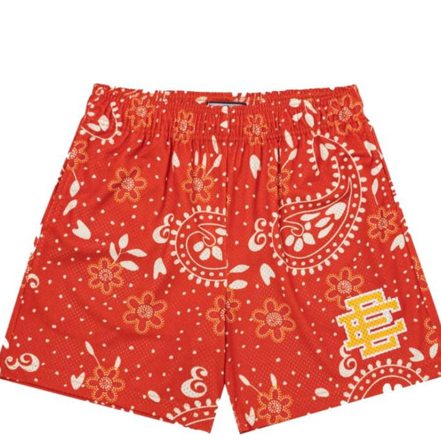 Eric Emanuel EE Basic Short 'Paisley' Red SS21 - SOLE SERIOUSS (1)