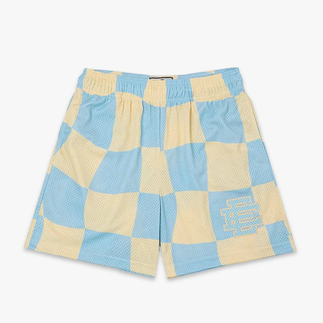 Eric Emanuel EE Basic Short 'Wavy Flag' Blue / Yellow SS23 - Atelier-lumieres Cheap Sneakers Sales Online (1)