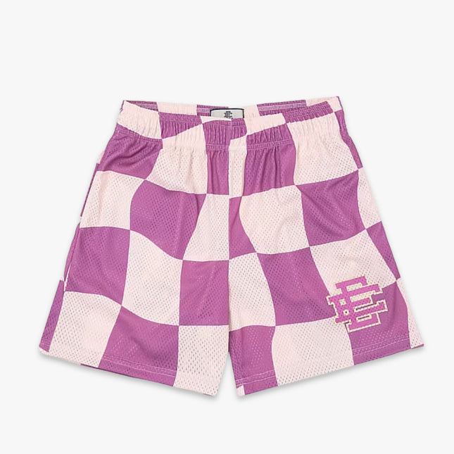 Eric Emanuel EE Basic Short 'Wavy Flag' Purple Pink / White SS23 - Atelier-lumieres Cheap Sneakers Sales Online (1)