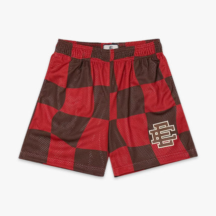 Eric Emanuel EE Basic Short 'Wavy Flag' Red / Chocolate SS23 - SOLE SERIOUSS (1)