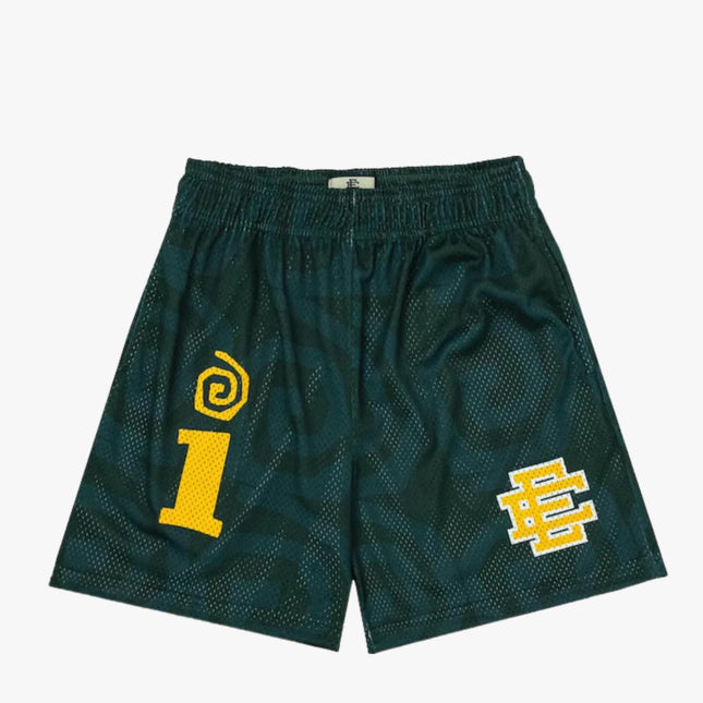 Eric Emanuel x Interscope Records EE Basic Short Green / Yellow SS23 - SOLE SERIOUSS (1)