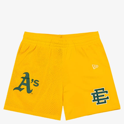 Eric Emanuel x New Era x MLB EE Basic Short 'Oakland Athletics' Yellow (SS21) - SOLE SERIOUSS (1)