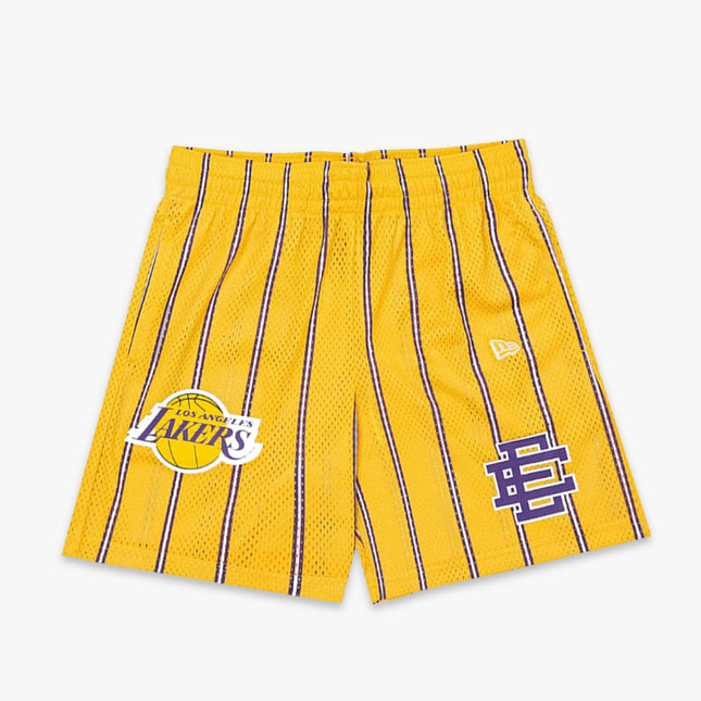 Eric Emanuel x New Era x NBA EE Basic Short 'Los Angeles Lakers' Yellow / Purple FW22 - SOLE SERIOUSS (1)