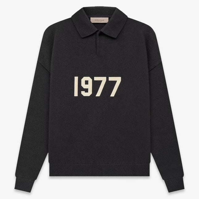 Fear of God Essentials 1977 Knit L/S Polo Iron SS22 - SOLE SERIOUSS (1)