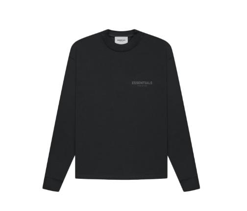 Fear of God Essentials Core L/S T-Shirt Stretch Limo FW21 - SOLE SERIOUSS (1)