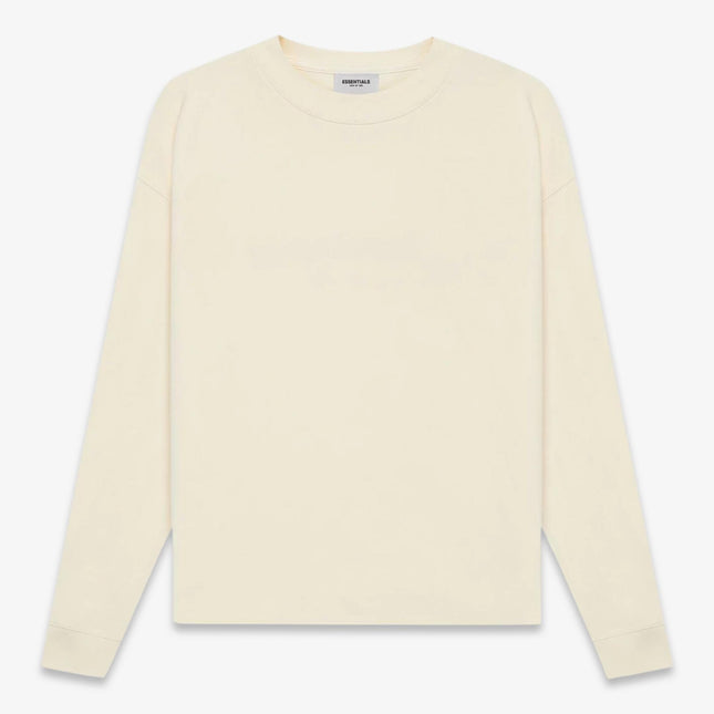 Fear of God Essentials L/S T-Shirt Buttercream (SS21) 125SP212011F - SOLE SERIOUSS (1)