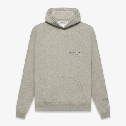 Fear of God Essentials Pullover Hoodie Dark Heather Oatmeal FW21 - SOLE SERIOUSS (1)