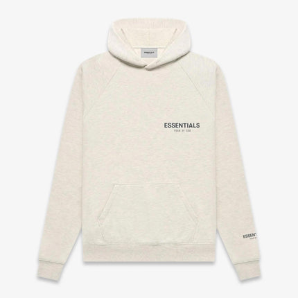 Fear of God Essentials Pullover Hoodie Light Heather Oatmeal FW21 - SOLE SERIOUSS (1)