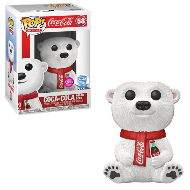 Funko Pop! Ad Icons x Coca-Cola 'Polar Bear' (Flocked) #58 (Funko Shop Exclusive) - SOLE SERIOUSS (1)