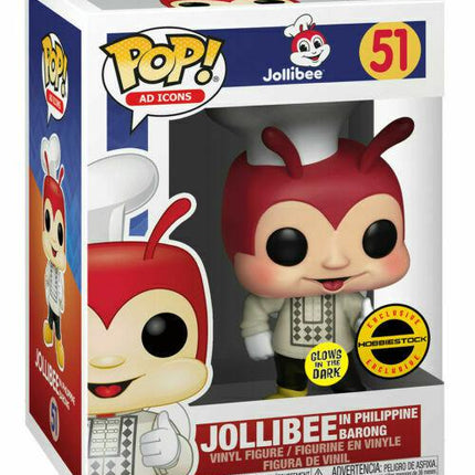 Funko Pop! Ad Icons x Jollibee 'Jollibee in Philippine Barong' (Glow in the Dark) #51 (Hobbiestock Exclusive) - SOLE SERIOUSS (1)