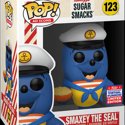 Funko Pop! Ad Icons x Kelloggs x Sugar Smacks 'Smaxey The Seal' #123 ( Summer Virtual Funkon Exclusive) - SOLE SERIOUSS (2)