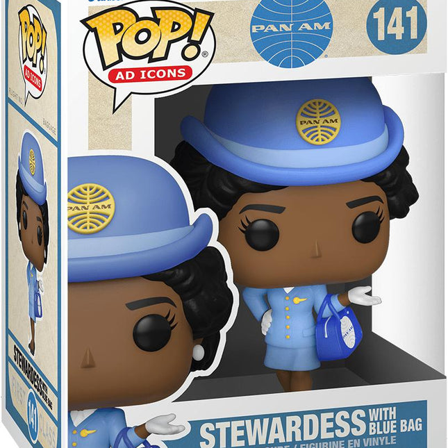 Funko Pop! Ad Icons x Pan Am 'Stewardess with Blue Bag' #141 - SOLE SERIOUSS (1)