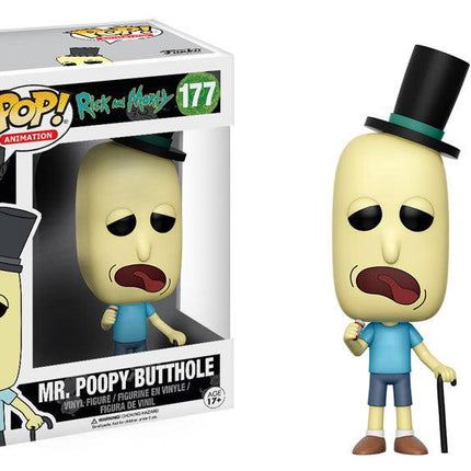 Funko Pop! Animation x Warner Bros. x Rick and Morty 'Mr. Poopy Butthole' #177 - SOLE SERIOUSS (1)