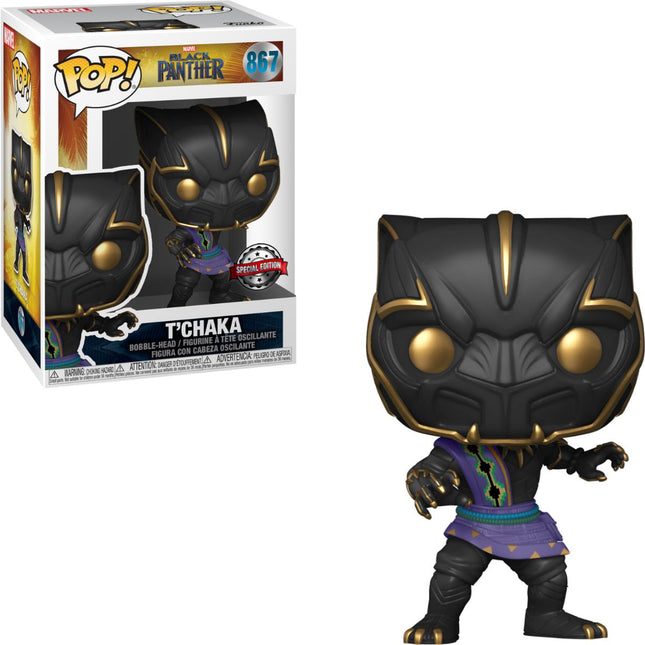 Funko Pop! x Disney x Marvel Black Panther 'T'Chaka' #867 (Funko Hollywood Exclusive) Bobble-Head - SOLE SERIOUSS (1)