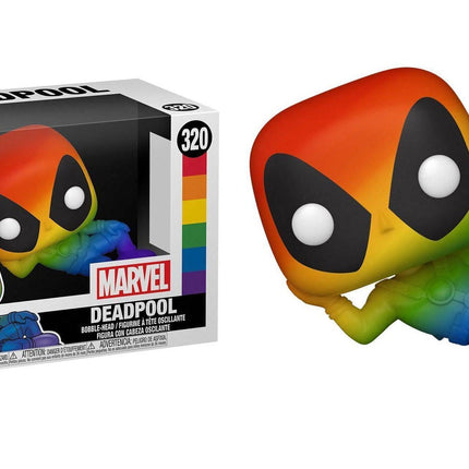 Funko Pop! x Disney x Marvel 'Deadpool Pride Rainbow' #320 Bobble-Head - SOLE SERIOUSS (2)