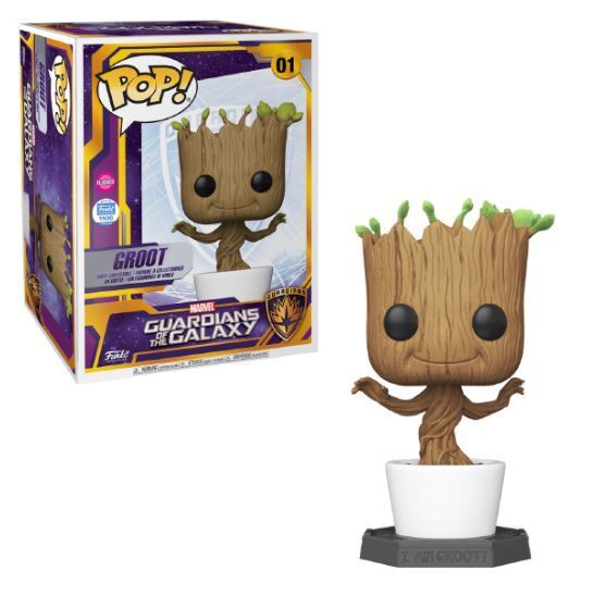 Funko Pop! x Disney x Marvel Guardians of the Galaxy 'Groot' (Flocked) #01 18" (Funko Shop Exclusive) - Atelier-lumieres Cheap Sneakers Sales Online (1)