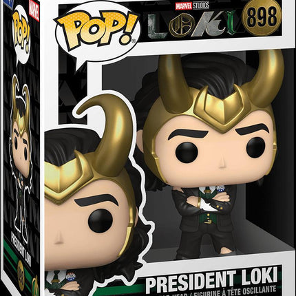 Funko Pop! x Disney x Marvel Loki 'President Loki' #898 Bobble-Head - SOLE SERIOUSS (2)