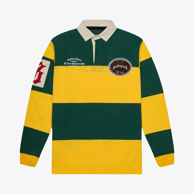 Godspeed 'Nostalgia' Classic Field Rugby L/S Shirt Green / Yellow - SOLE SERIOUSS (1)