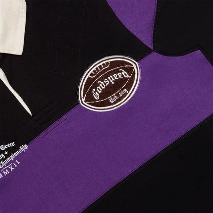 Godspeed 'Nostalgia' Classic Field Rugby L/S Shirt Purple / Black - SOLE SERIOUSS (3)