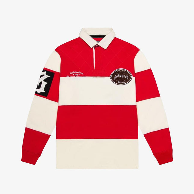 Godspeed 'Nostalgia' Classic Field Rugby L/S Shirt Red / White - SOLE SERIOUSS (1)