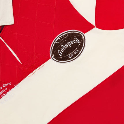 Godspeed 'Nostalgia' Classic Field Rugby L/S Shirt Red / White - SOLE SERIOUSS (3)