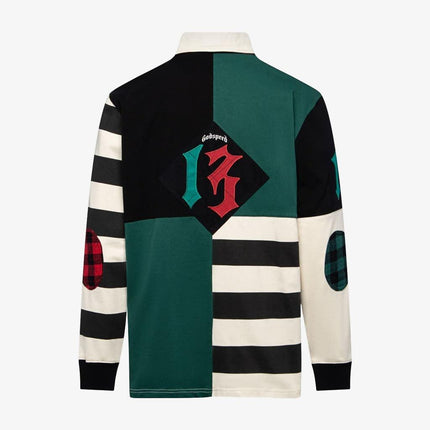 Godspeed 'Nostalgia' Union Rugby L/S Shirt Black / Green - SOLE SERIOUSS (2)