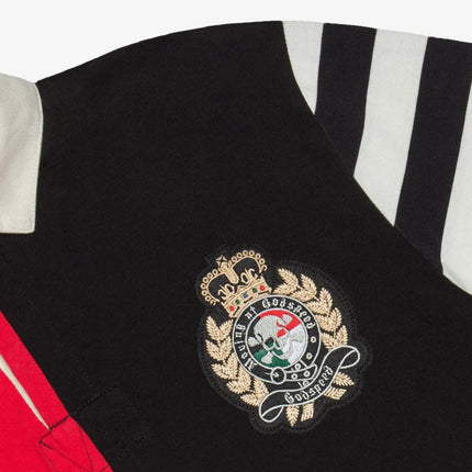 Godspeed 'Nostalgia' Union Rugby L/S Shirt Black / Red - SOLE SERIOUSS (4)