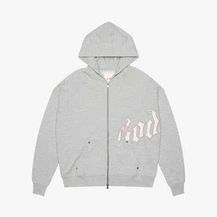 Godspeed 'OG Logo' 400 GSM French Terry Sweatsuit Heather Grey (Hoodie & Sweatpants) - SOLE SERIOUSS (2)