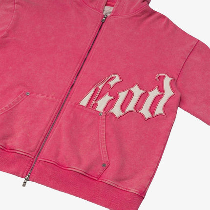 Godspeed 'OG Logo' 400 GSM French Terry Sweatsuit Washed Stardust Pink (Hoodie & Sweatpants) - SOLE SERIOUSS (4)