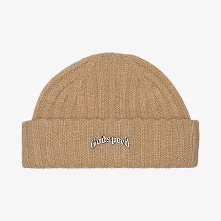 Godspeed 'OG Logo' Emblem Beanie Black Khaki - SOLE SERIOUSS (1)