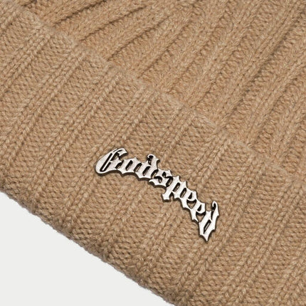 Godspeed 'OG Logo' Emblem Beanie Black Khaki - SOLE SERIOUSS (2)