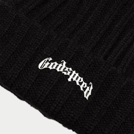 Godspeed 'OG Logo' Emblem Beanie Black - SOLE SERIOUSS (2)