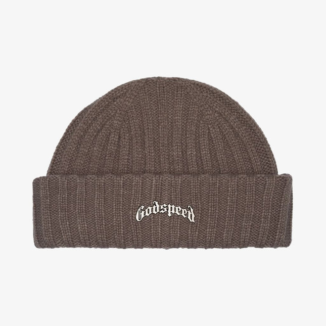 Godspeed 'OG Logo' Emblem Beanie Grey - SOLE SERIOUSS (1)