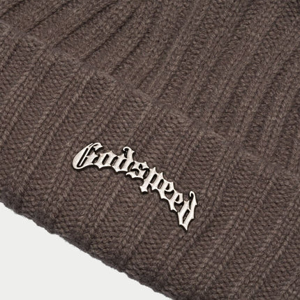 Godspeed 'OG Logo' Emblem Beanie Grey - SOLE SERIOUSS (2)