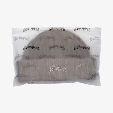 Godspeed 'OG Logo' Emblem Beanie Grey - SOLE SERIOUSS (3)