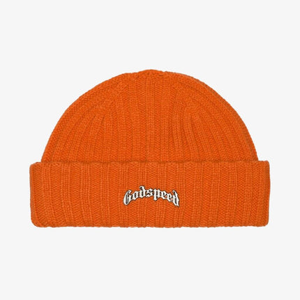 Godspeed 'OG Logo' Emblem Beanie Orange - SOLE SERIOUSS (1)