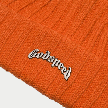 Godspeed 'OG Logo' Emblem Beanie Orange - SOLE SERIOUSS (2)