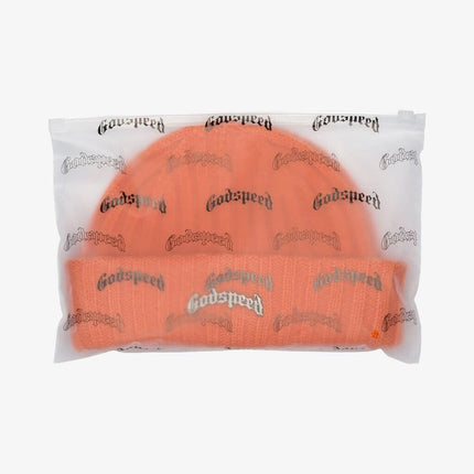 Godspeed 'OG Logo' Emblem Beanie Orange - SOLE SERIOUSS (3)