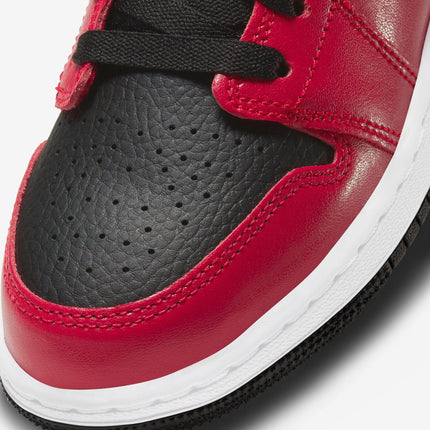 (GS) Air Jordan 1 Low 'Reverse Bred Pebbled Swoosh' (2021) 553560-605 - SOLE SERIOUSS (6)