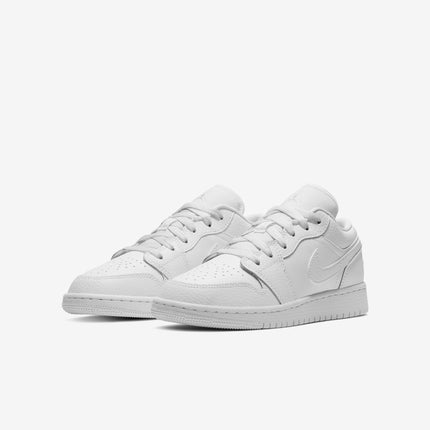 (GS) Air Jordan 1 Low 'Triple White' (2020) 553560-130 - SOLE SERIOUSS (2)