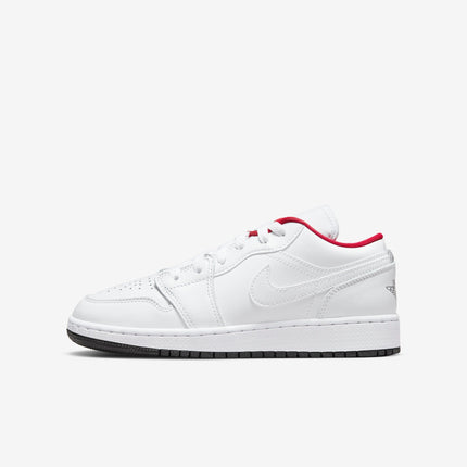 (GS) Air Jordan 1 Low 'White / Gym Red' (2022) 553560-164 - SOLE SERIOUSS (1)