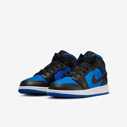 (GS) Air Jordan 1 Mid 'Black / Royal Blue' (2023) DQ8423-042 - SOLE SERIOUSS (3)