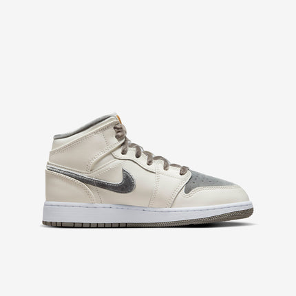 (GS) Air Jordan 1 Mid SE 'Pewter Velvet Toe' (2023) FB9899-100 - SOLE SERIOUSS (2)