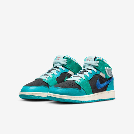 (GS) Air Jordan 1 Mid SS 'Inspired by the Greatest Aquatone' (2024) FJ9482-004 - SOLE SERIOUSS (3)