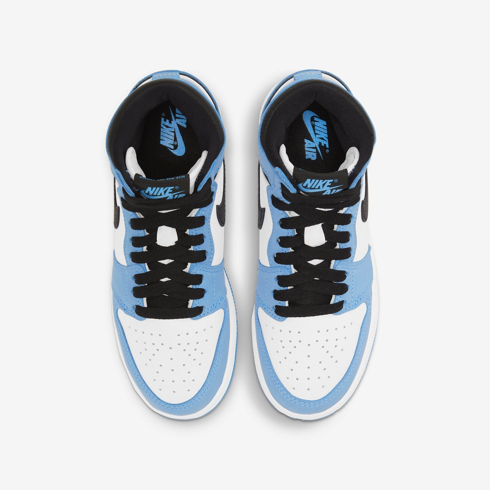 GS Air Jordan 1 Retro High OG UNC University Blue 575441-134