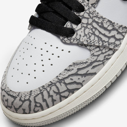 (GS) Air Jordan 1 Retro High OG 'White Cement / Elephant Print' (2023) FD1437-052 - SOLE SERIOUSS (6)