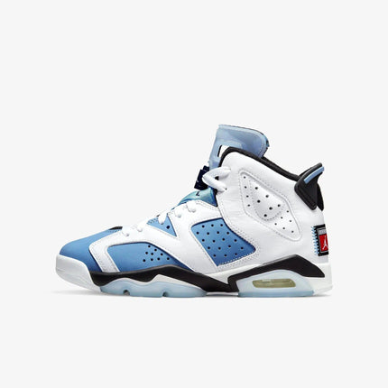 (GS) Air Jordan 6 Retro 'White / UNC University Blue' (2022) 384665-410 - SOLE SERIOUSS (1)